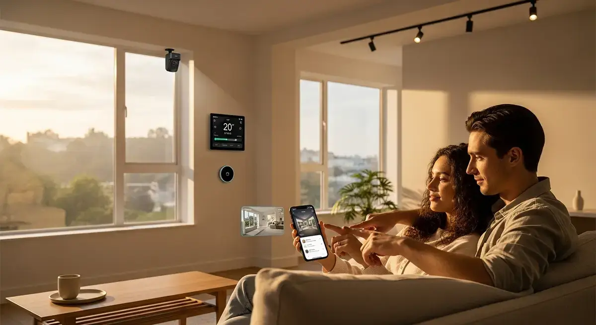 Ein smartes zuhause für mehr sicherheit und komfort