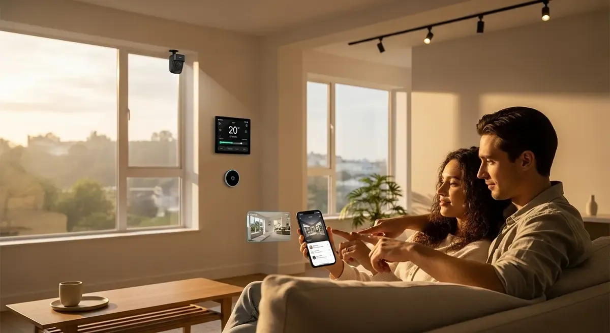 Ein smartes zuhause für mehr sicherheit und komfort